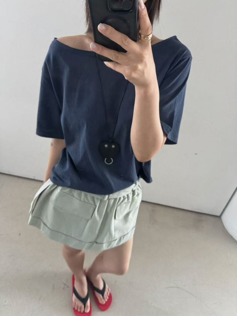 OLI SEOUL韓國東大門代購女士新款休閑26春夏裙褲含腰帶OLI SEOUL裙褲