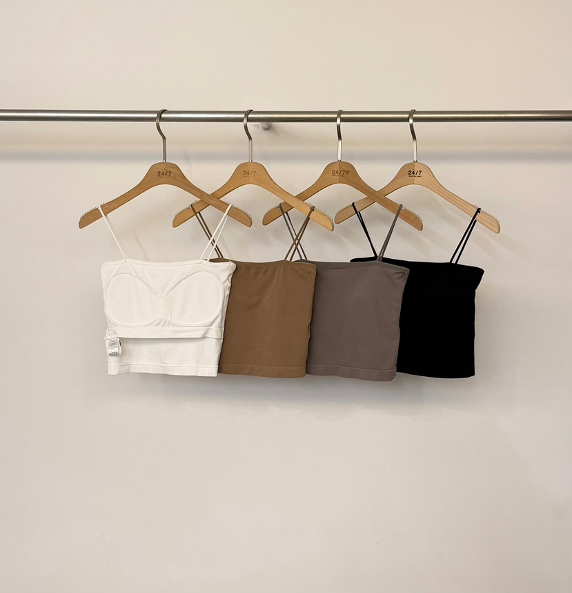 TWENTY FOUR SEVEN24-7韓國東大門代購女裝新品26春夏吊帶背心TEWNTY FOUR SEVEN24-7吊帶/背心