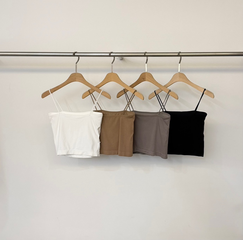 TWENTY FOUR SEVEN24-7韓國東大門代購女裝新品26春夏吊帶背心TEWNTY FOUR SEVEN24-7吊帶/背心