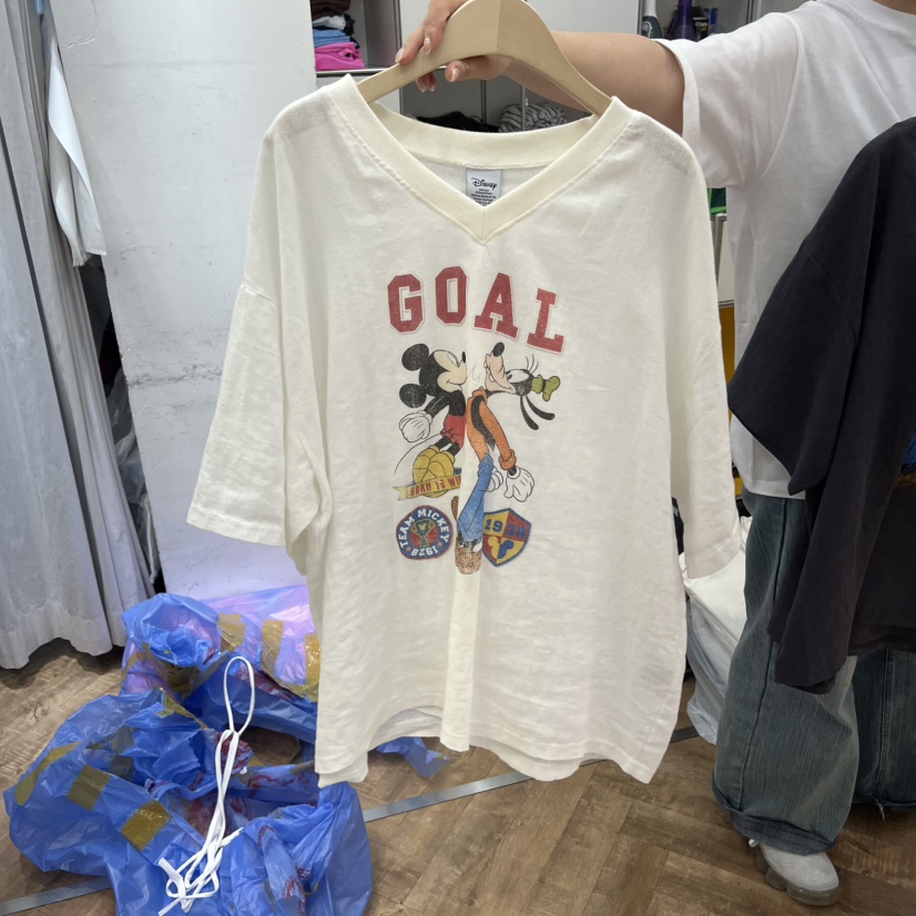 DE LINE韓國直郵實拍女裝新品職業人氣推薦時尚26春夏T恤DE LINET恤圖色3
