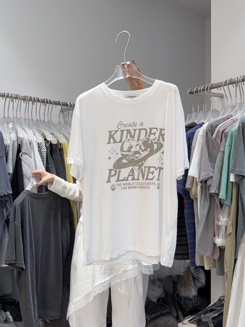 LOOKK/MIMME東大門實拍韓國女士新品人氣26春夏26夏季T恤LOOKK/MIMMET恤圖色1