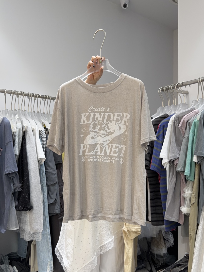 LOOKK/MIMME東大門實拍韓國女士新品人氣26春夏26夏季T恤LOOKK/MIMMET恤圖色2