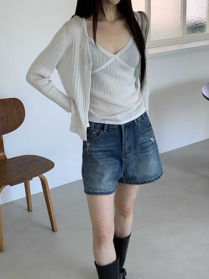 RIVER RAIN韓國直郵實拍女裝新品推薦26夏季時尚套裝開衫RIVER RAIN套裝