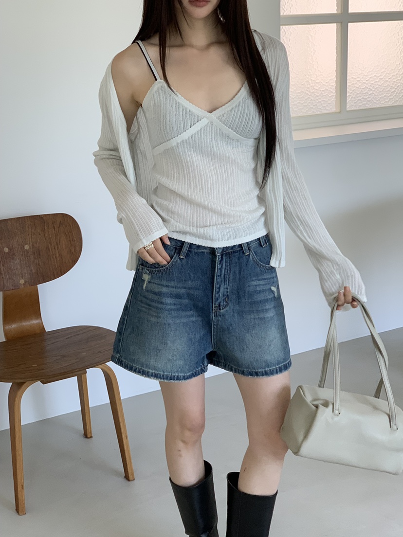 RIVER RAIN韓國直郵實拍女裝新品推薦26夏季時尚套裝開衫RIVER RAIN套裝