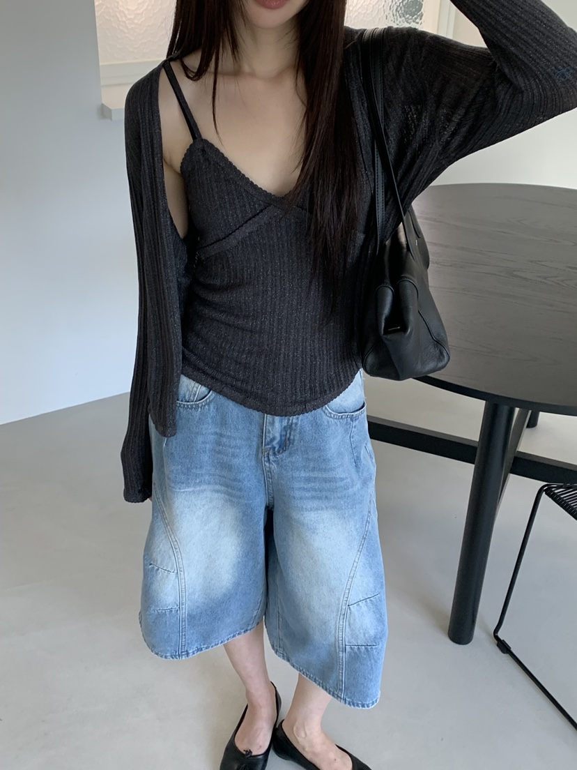 RIVER RAIN韓國直郵實拍女裝新品推薦26夏季時尚套裝開衫RIVER RAIN套裝