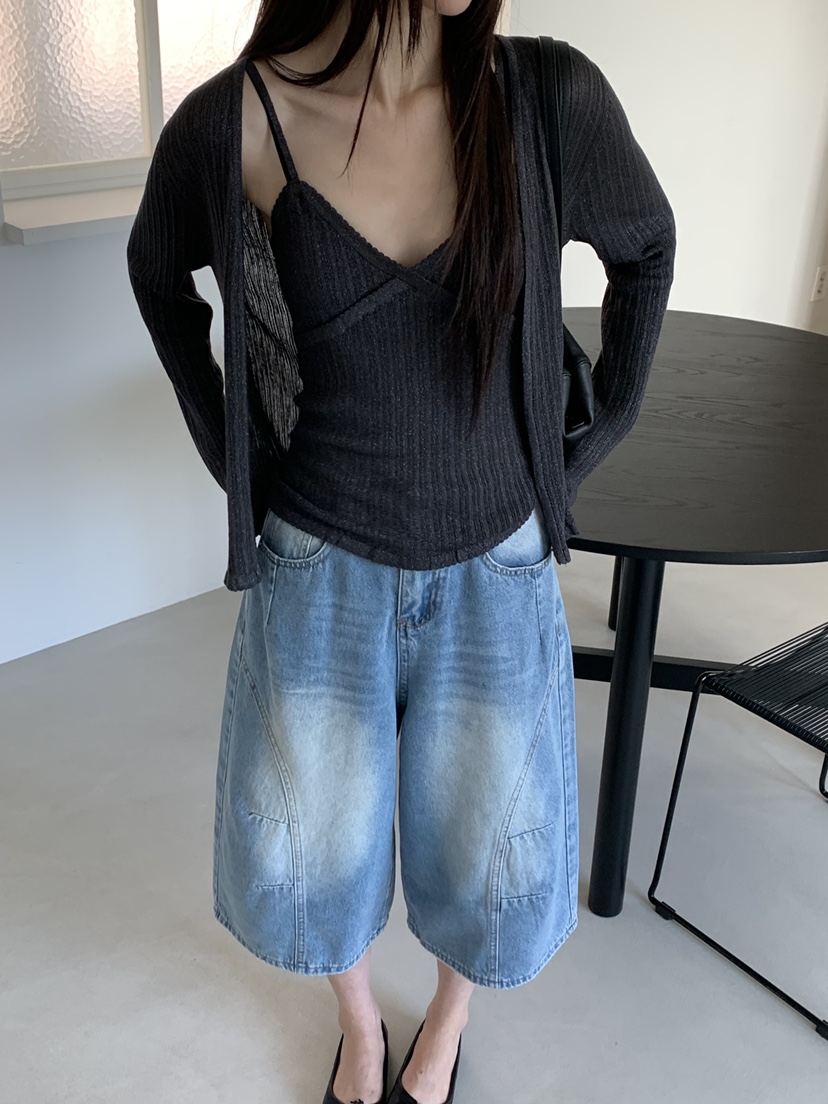 RIVER RAIN韓國直郵實拍女裝新品推薦26夏季時尚套裝開衫RIVER RAIN套裝圖色2