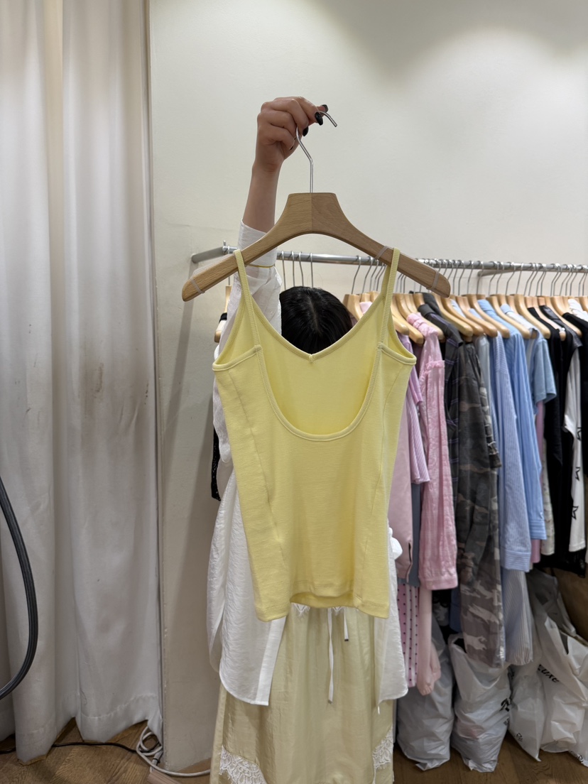 AUVERFIT韓國代購女裝新品職業休閑人氣26夏季26春夏吊帶背心AUVERFIT吊帶/背心