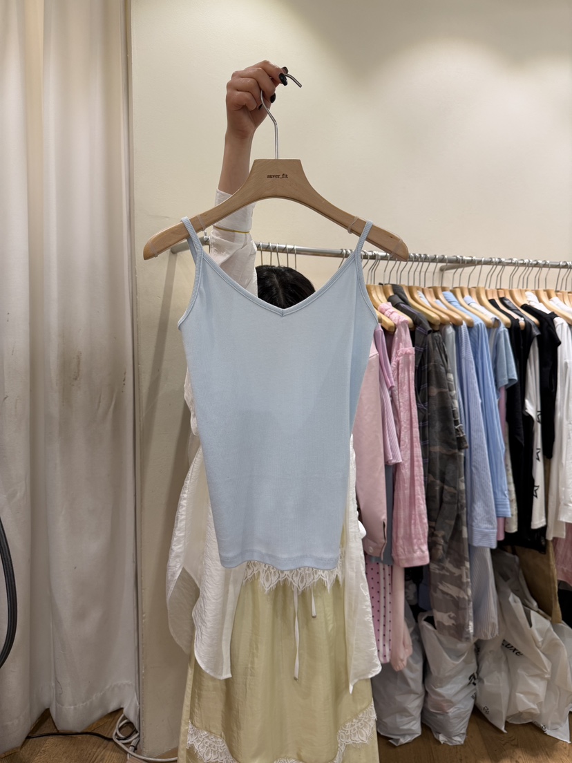 AUVERFIT韓國代購女裝新品職業休閑人氣26夏季26春夏吊帶背心AUVERFIT吊帶/背心圖色4
