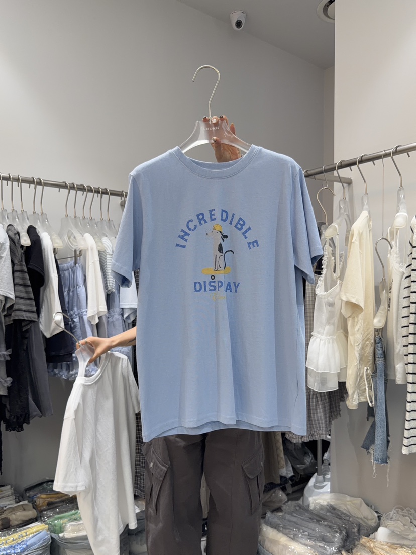 LOOKK/MIMME東大門實拍韓國女士新品熱賣26春夏26夏季T恤LOOKK/MIMMET恤圖色3