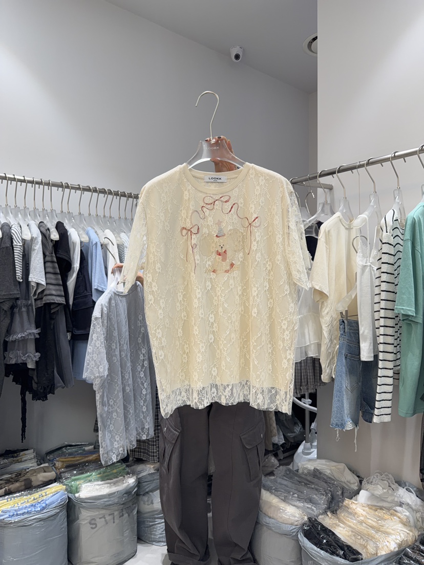 LOOKK/MIMME韓國東大門直郵女裝新品時尚推薦休閑熱賣T恤LOOKK/MIMMET恤圖色2