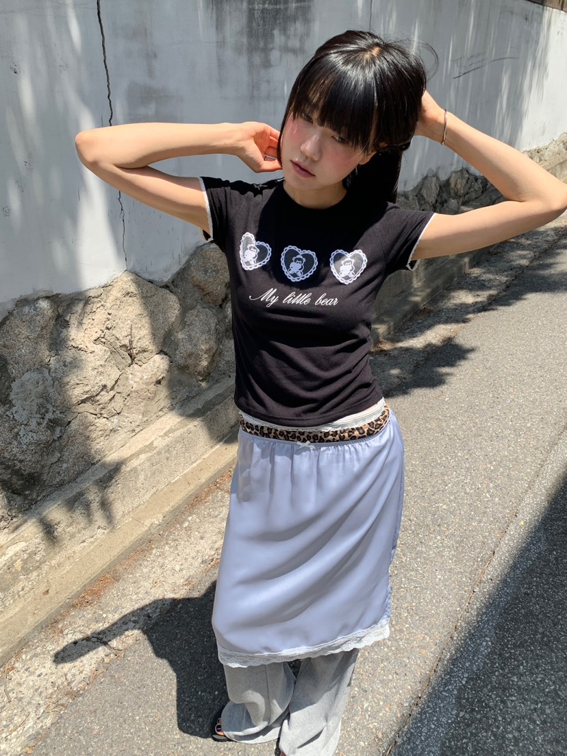 MORE THAN-P韓國東大門代購女裝新品26春夏時尚26夏季T恤MORE THANT恤