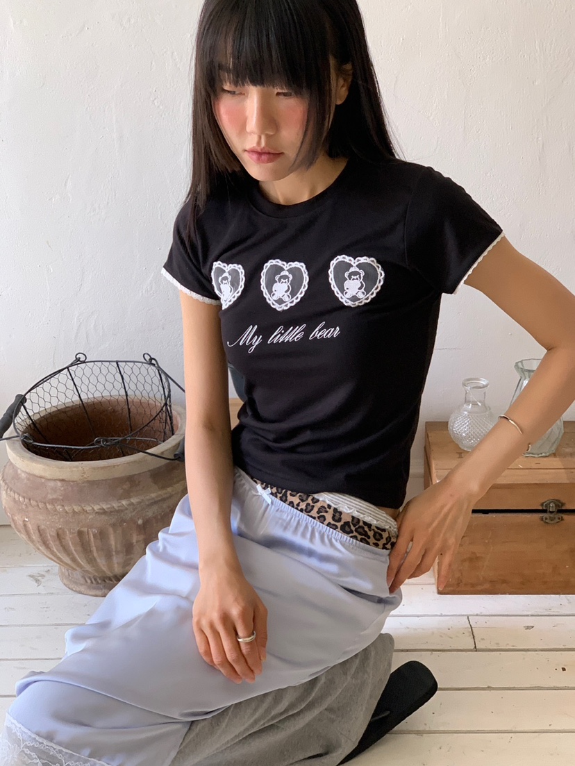 MORE THAN-P韓國東大門代購女裝新品26春夏時尚26夏季T恤MORE THANT恤