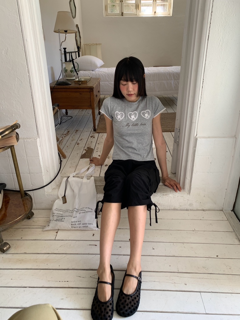 MORE THAN-P韓國東大門代購女裝新品26春夏時尚26夏季T恤MORE THANT恤
