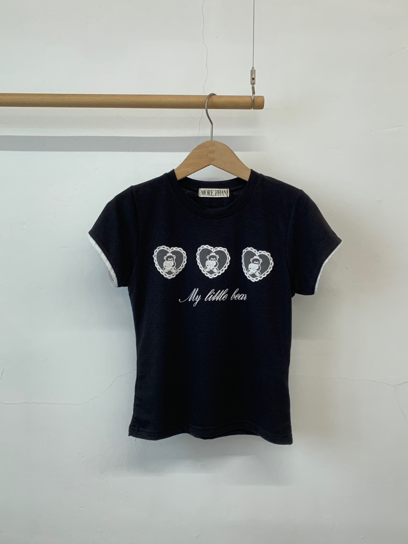 MORE THAN-P韓國東大門代購女裝新品26春夏時尚26夏季T恤MORE THANT恤圖色3