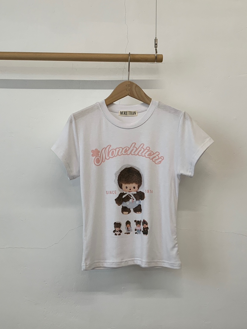 MORE THAN-P韓國直郵女裝新品26夏季職業熱賣推薦時尚T恤MORE THANT恤圖色2