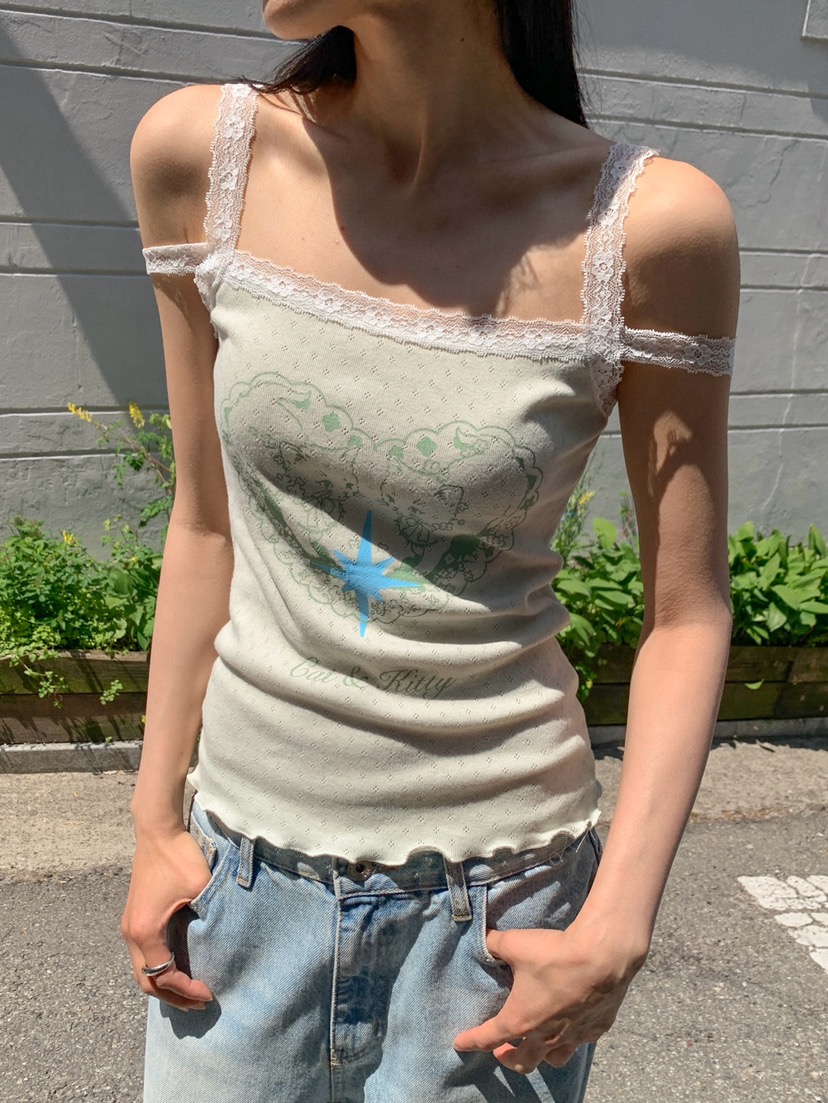 MORE THAN-P韓國東大門代購女士新款休閑時尚熱賣吊帶背心MORE THAN吊帶/背心