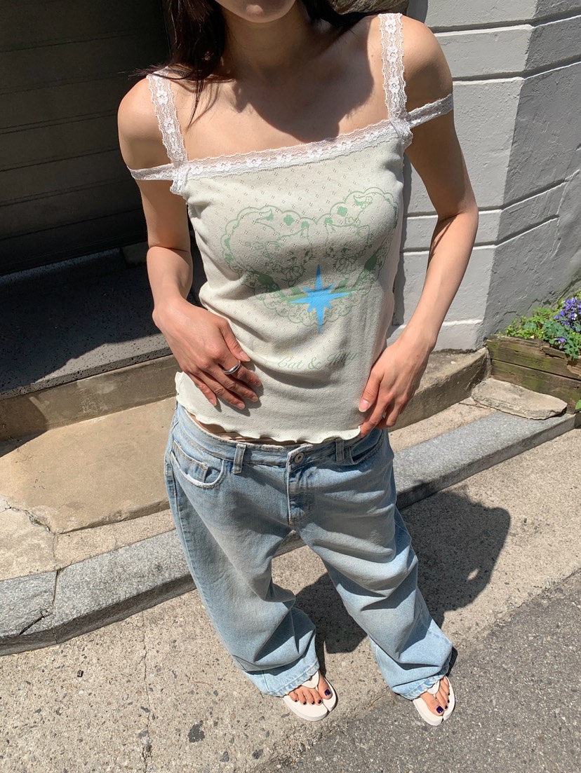 MORE THAN-P韓國東大門代購女士新款休閑時尚熱賣吊帶背心MORE THAN吊帶/背心