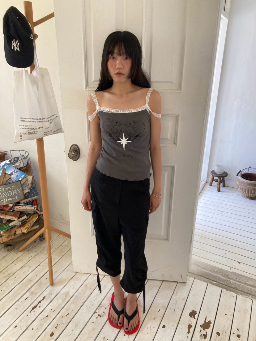 MORE THAN-P韓國東大門代購女士新款休閑時尚熱賣吊帶背心MORE THAN吊帶/背心