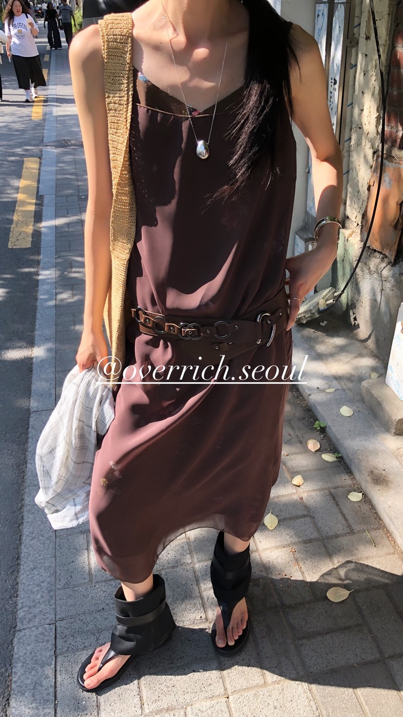 OVER RICH東大門實拍韓國女士新品時尚休閑人氣熱賣連衣裙OVER RICH連衣裙