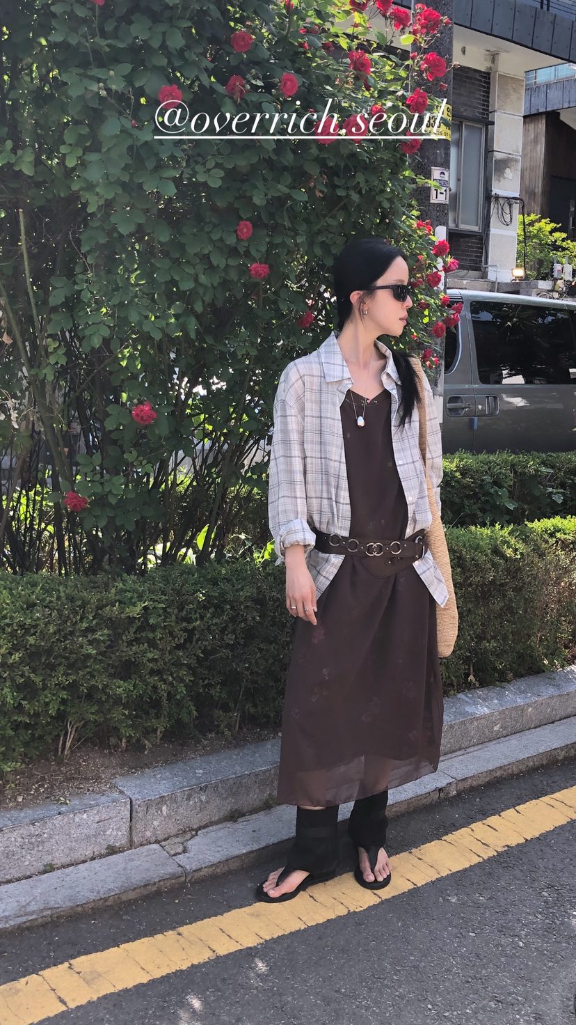 OVER RICH東大門實拍韓國女士新品時尚休閑人氣熱賣連衣裙OVER RICH連衣裙