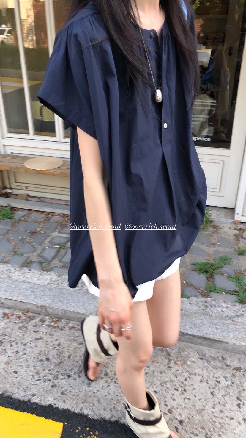 OVER RICH東大門實拍韓國女裝新品26夏季時尚襯衫蕾絲衫OVER RICH襯衫/蕾絲衫
