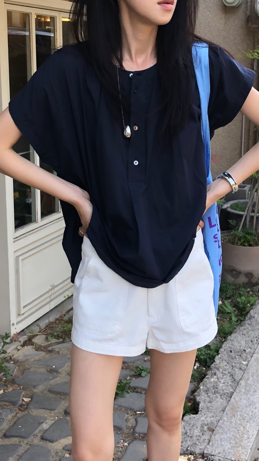 OVER RICH東大門實拍韓國女裝新品26夏季時尚襯衫蕾絲衫OVER RICH襯衫/蕾絲衫