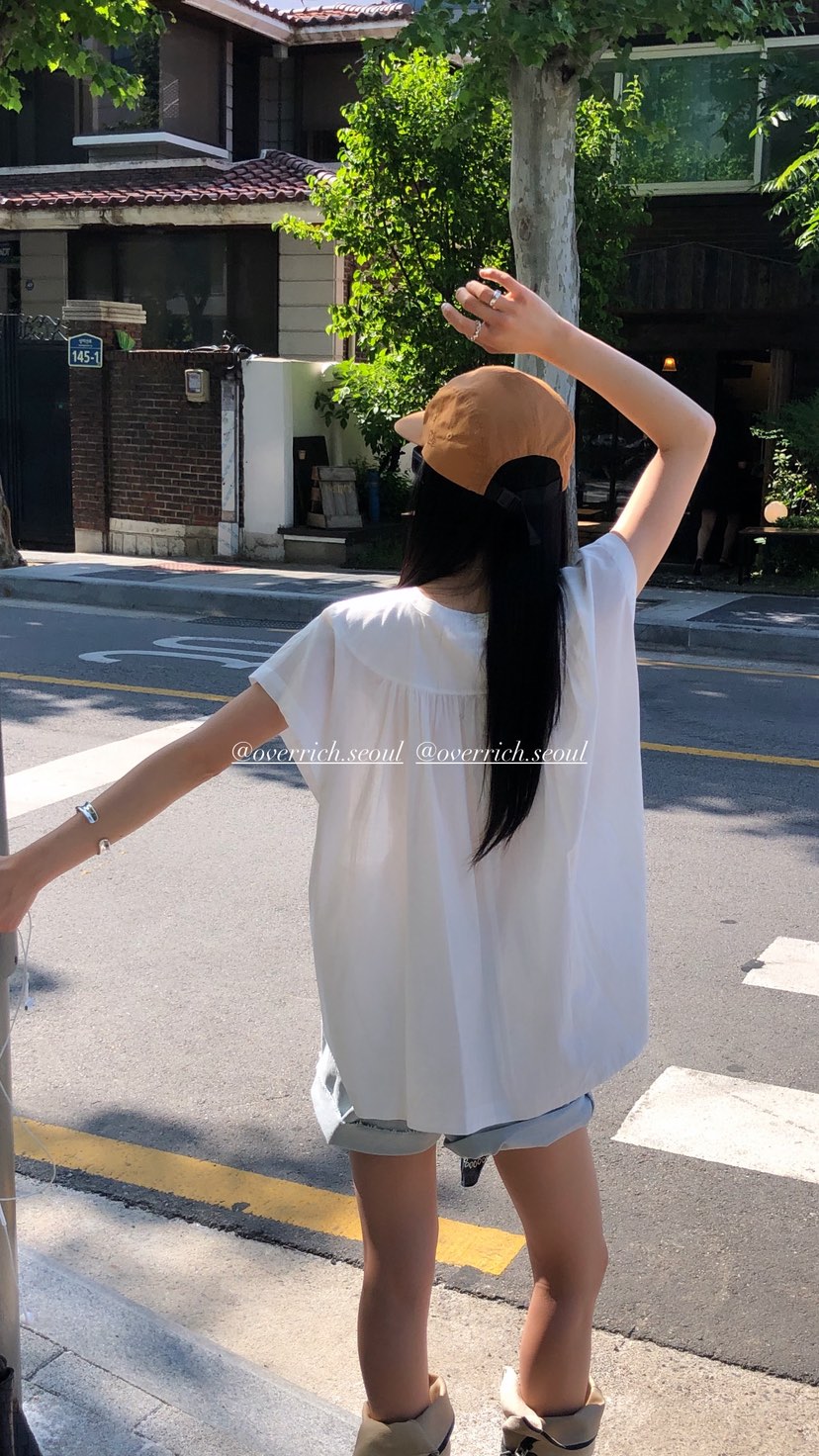 OVER RICH東大門實拍韓國女裝新品26夏季時尚襯衫蕾絲衫OVER RICH襯衫/蕾絲衫