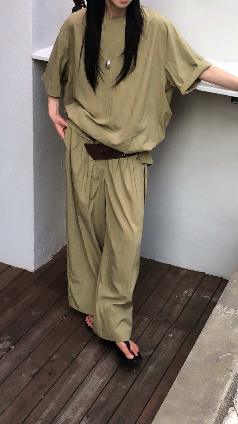 OVER RICH韓國直郵女士新品26夏季休閑熱賣時尚人氣休閑褲OVER RICH休閑褲
