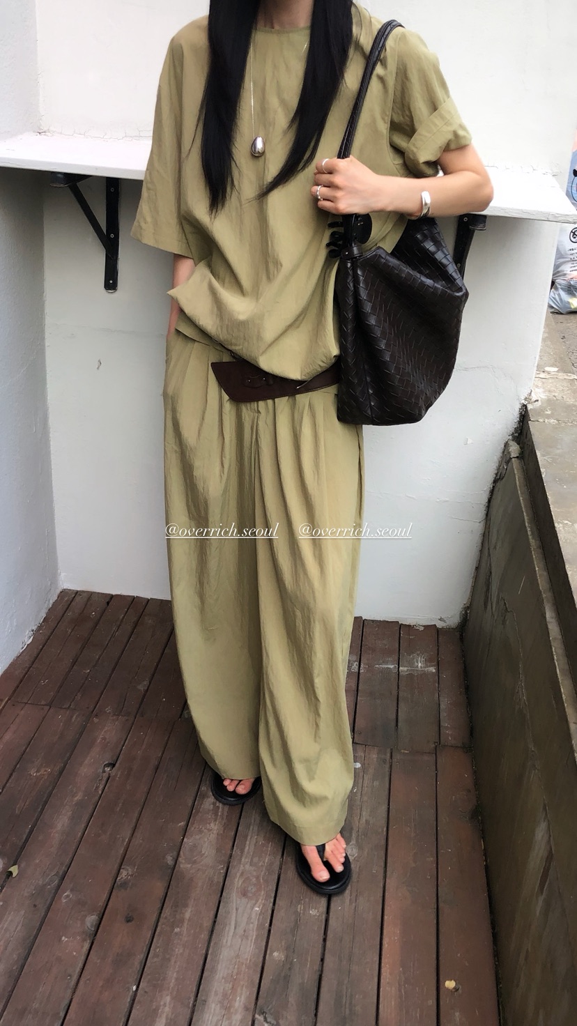 OVER RICH韓國直郵女士新品26夏季休閑熱賣時尚人氣休閑褲OVER RICH休閑褲