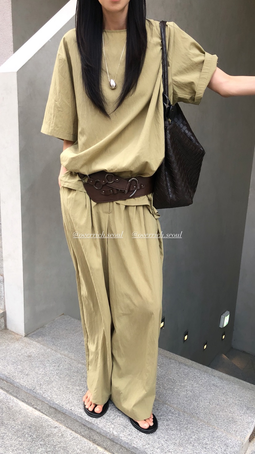 OVER RICH韓國直郵女士新品26夏季休閑熱賣時尚人氣休閑褲OVER RICH休閑褲