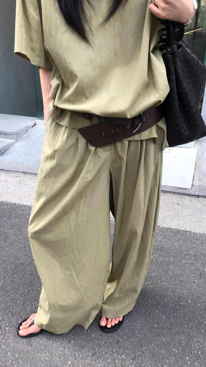 OVER RICH韓國直郵女士新品26夏季休閑熱賣時尚人氣休閑褲OVER RICH休閑褲