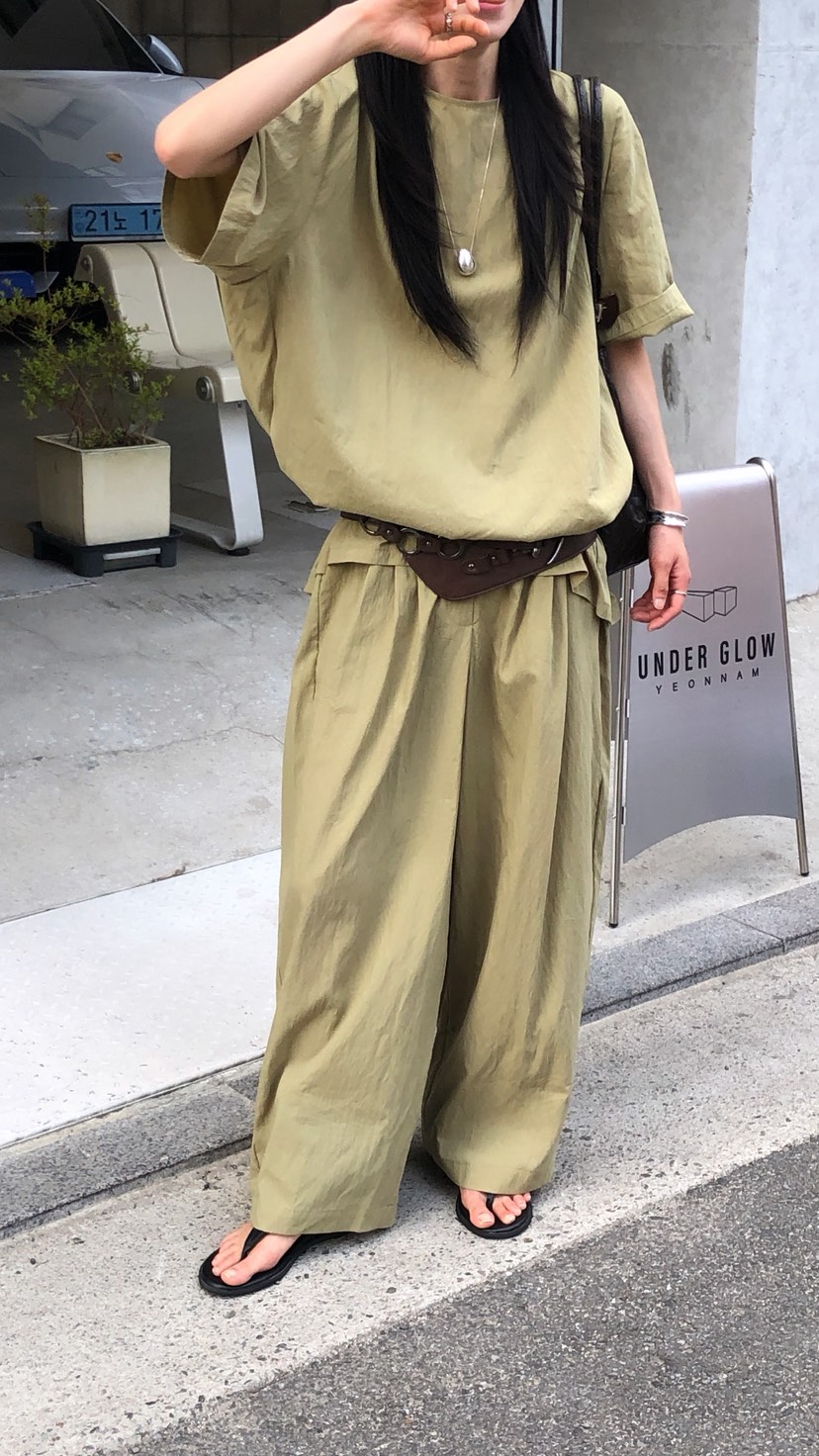 OVER RICH韓國直郵女士新品26夏季休閑熱賣時尚人氣休閑褲OVER RICH休閑褲