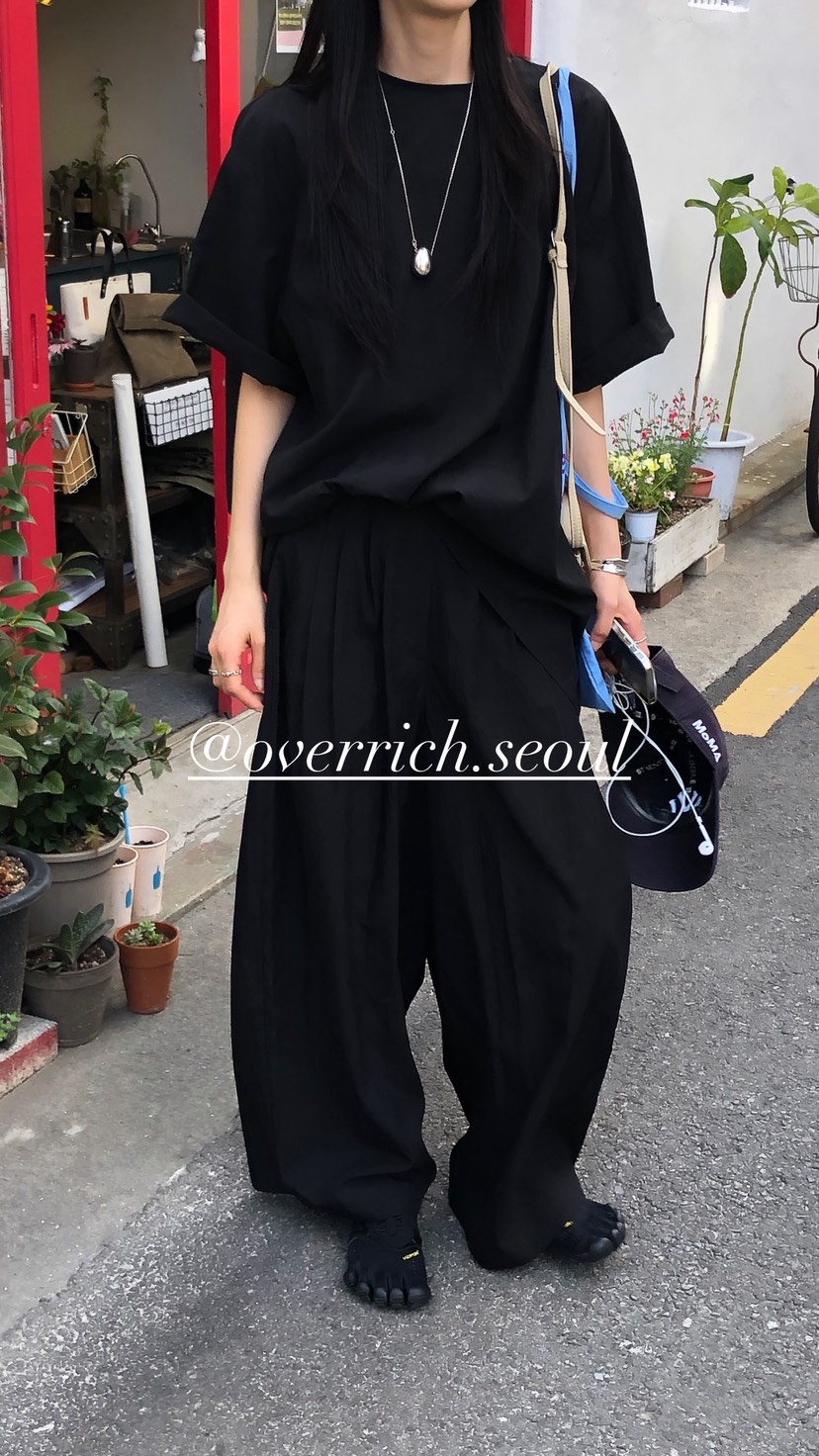 OVER RICH韓國直郵女士新品26夏季休閑熱賣時尚人氣休閑褲OVER RICH休閑褲