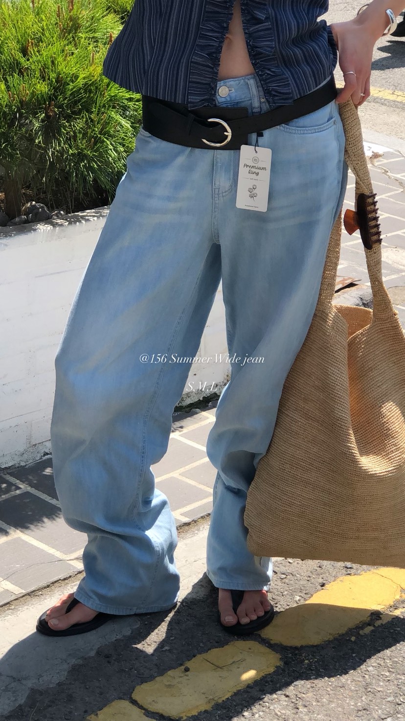 OVER RICH韓國直郵女士新品26夏季休閑職業時尚推薦牛仔褲OVER RICH牛仔褲