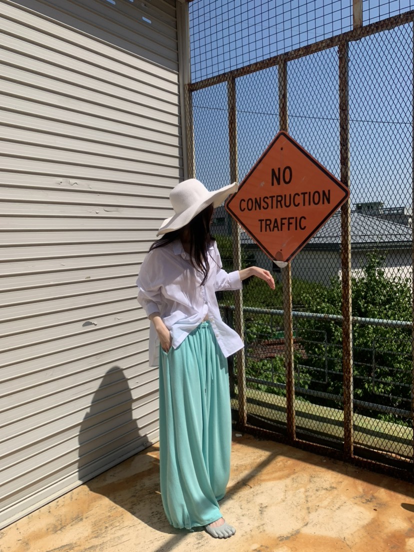LE AVE韓國直郵女裝新品熱賣休閑26夏季26春夏襯衫蕾絲衫LE AVE襯衫/蕾絲衫