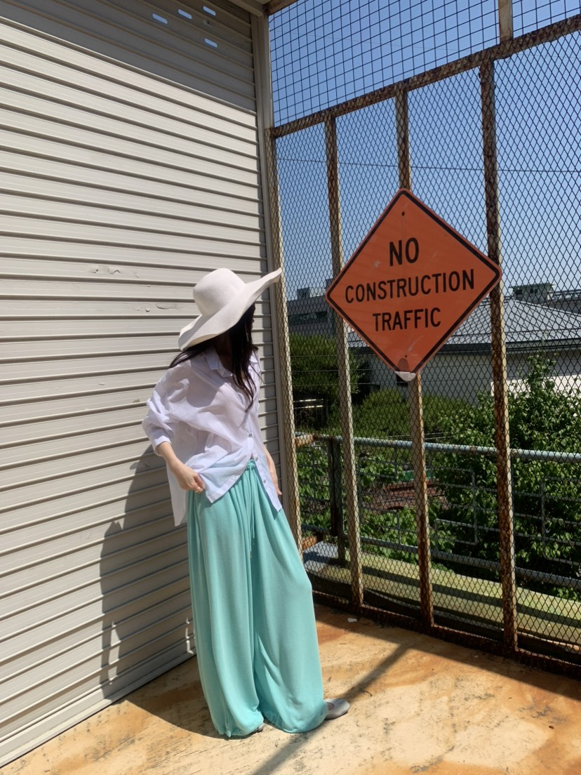 LE AVE韓國直郵女裝新品熱賣休閑26夏季26春夏襯衫蕾絲衫LE AVE襯衫/蕾絲衫