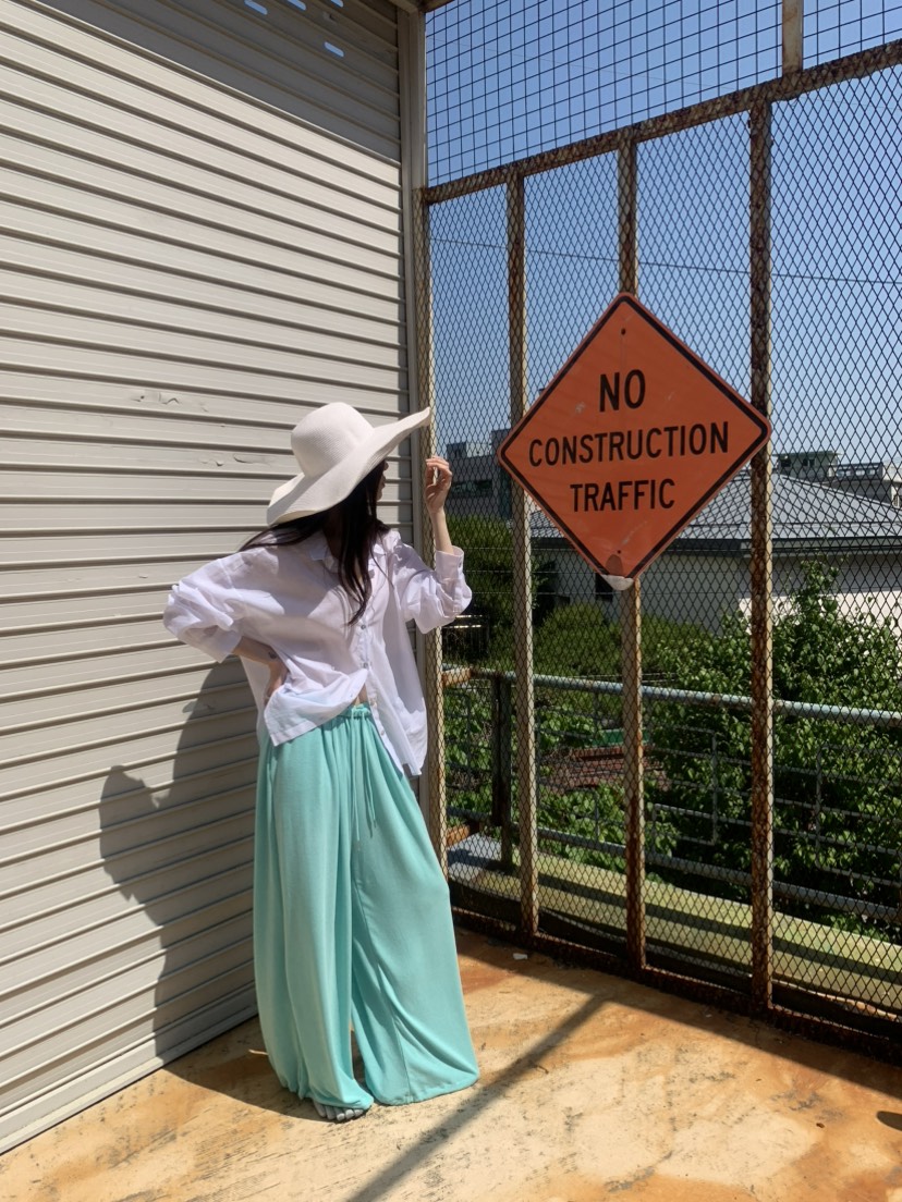 LE AVE韓國直郵女裝新品熱賣休閑26夏季26春夏襯衫蕾絲衫LE AVE襯衫/蕾絲衫