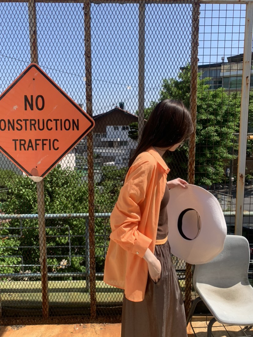 LE AVE韓國直郵女裝新品熱賣休閑26夏季26春夏襯衫蕾絲衫LE AVE襯衫/蕾絲衫