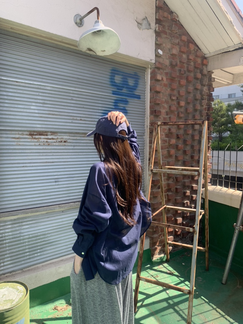 LE AVE韓國直郵女裝新品熱賣休閑26夏季26春夏襯衫蕾絲衫LE AVE襯衫/蕾絲衫