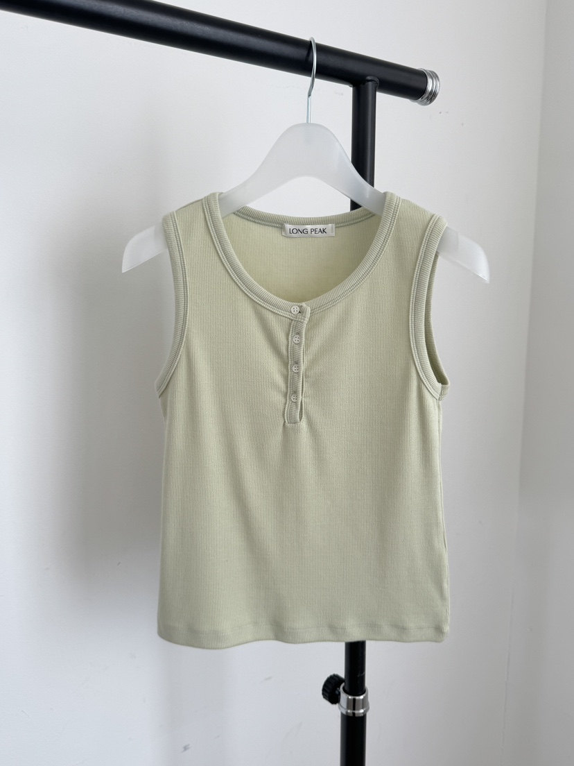 LONG PEAK韓國直郵實拍女士新品26夏季吊帶背心莫代爾紐扣LONG PEAK吊帶/背心圖色4