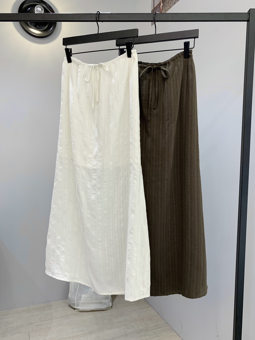 SOFTNESS韓國東大門直郵女士新品時尚職業休閑26夏季長裙提花Softness/Cosmic長裙