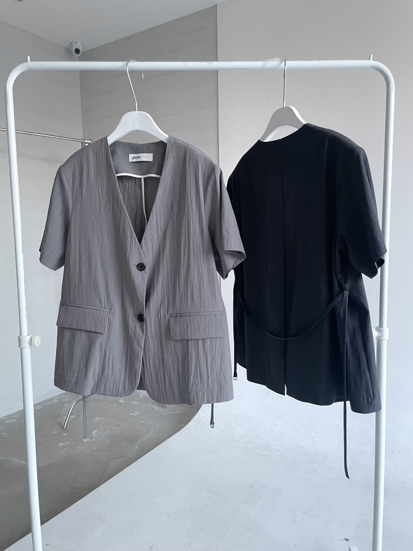 URBANE cloth韓國直郵女裝新款時尚人氣熱賣26春夏夾克含繩URBANE cloth夾克