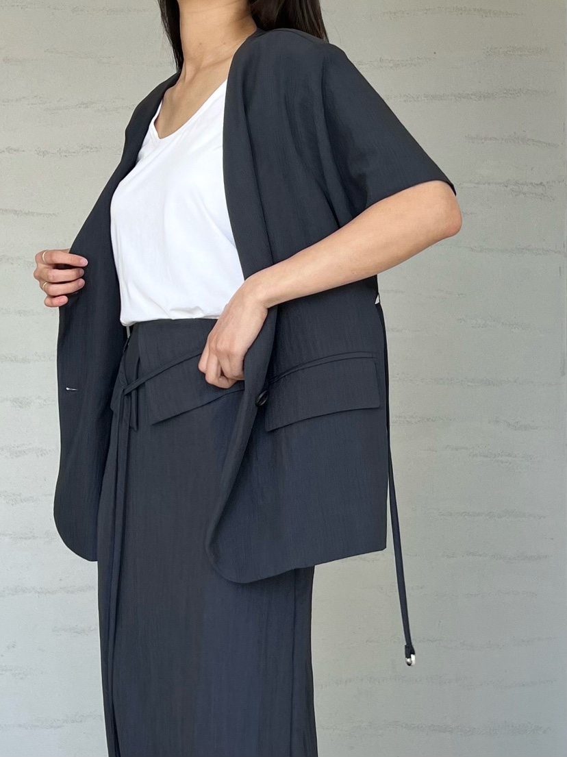 URBANE cloth韓國直郵女裝新款時尚人氣熱賣26春夏夾克含繩URBANE cloth夾克