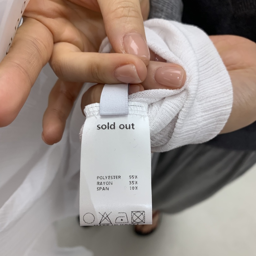SOLD OUT東大門實拍韓國女裝新款職業推薦熱賣長袖T恤開衫SOLD OUT長袖T恤