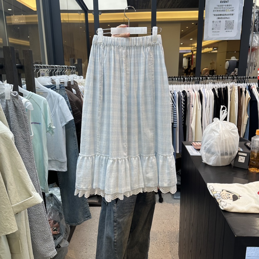 LE ETOILE韓國東大門代購女裝新品職業推薦26夏季長裙多層Le etoile長裙