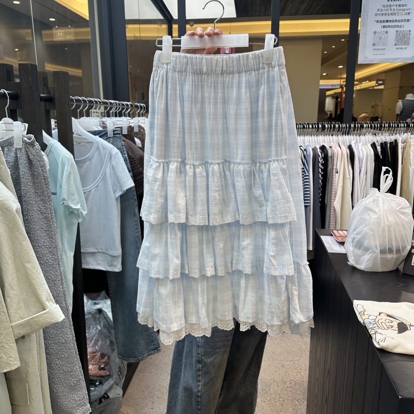 LE ETOILE韓國東大門代購女裝新品職業推薦26夏季長裙多層Le etoile長裙圖色2