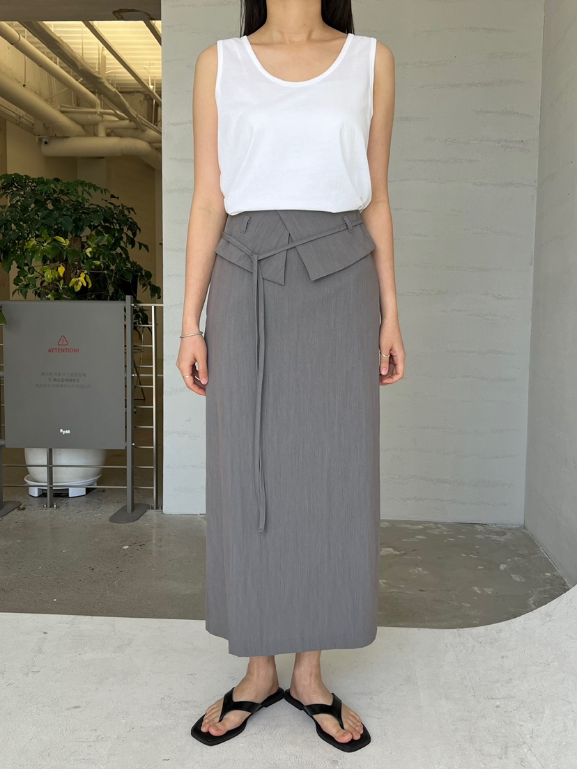 URBANE cloth韓國代購女士新款時尚26夏季人氣26春夏長裙含繩URBANE cloth長裙