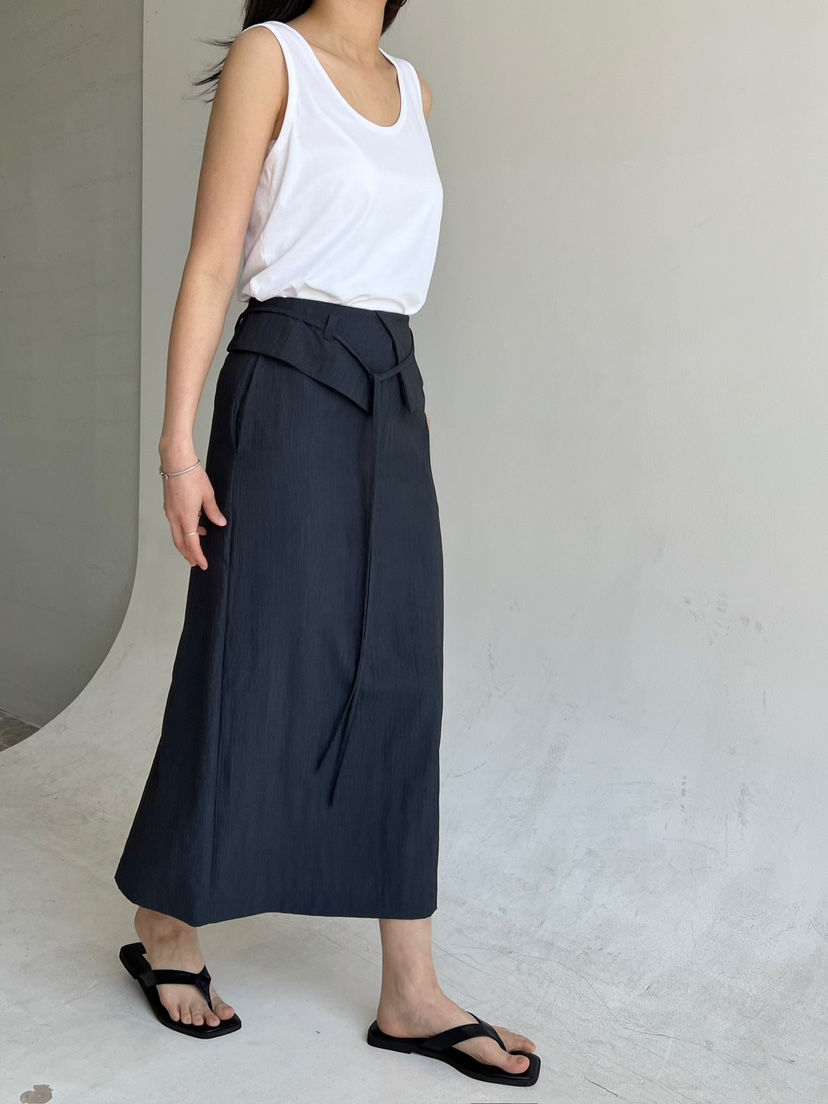 URBANE cloth韓國代購女士新款時尚26夏季人氣26春夏長裙含繩URBANE cloth長裙