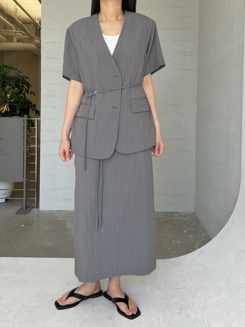URBANE cloth韓國代購女士新款時尚26夏季人氣26春夏長裙含繩URBANE cloth長裙