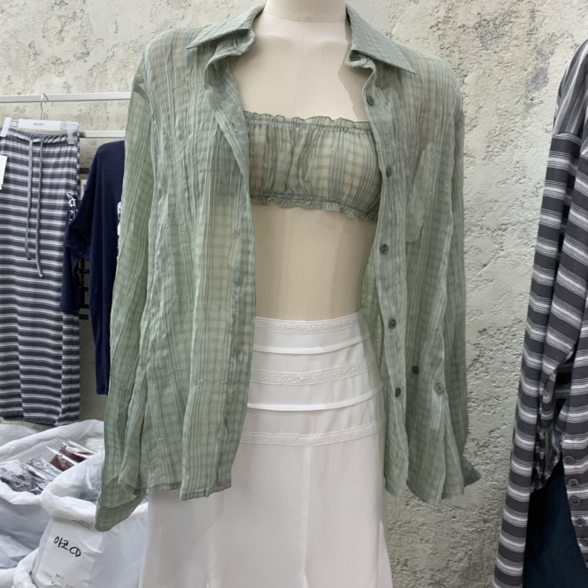 SOLD OUT韓國東大門直郵女士新款26春夏人氣26夏季套裝套裝SOLD OUT套裝圖色3